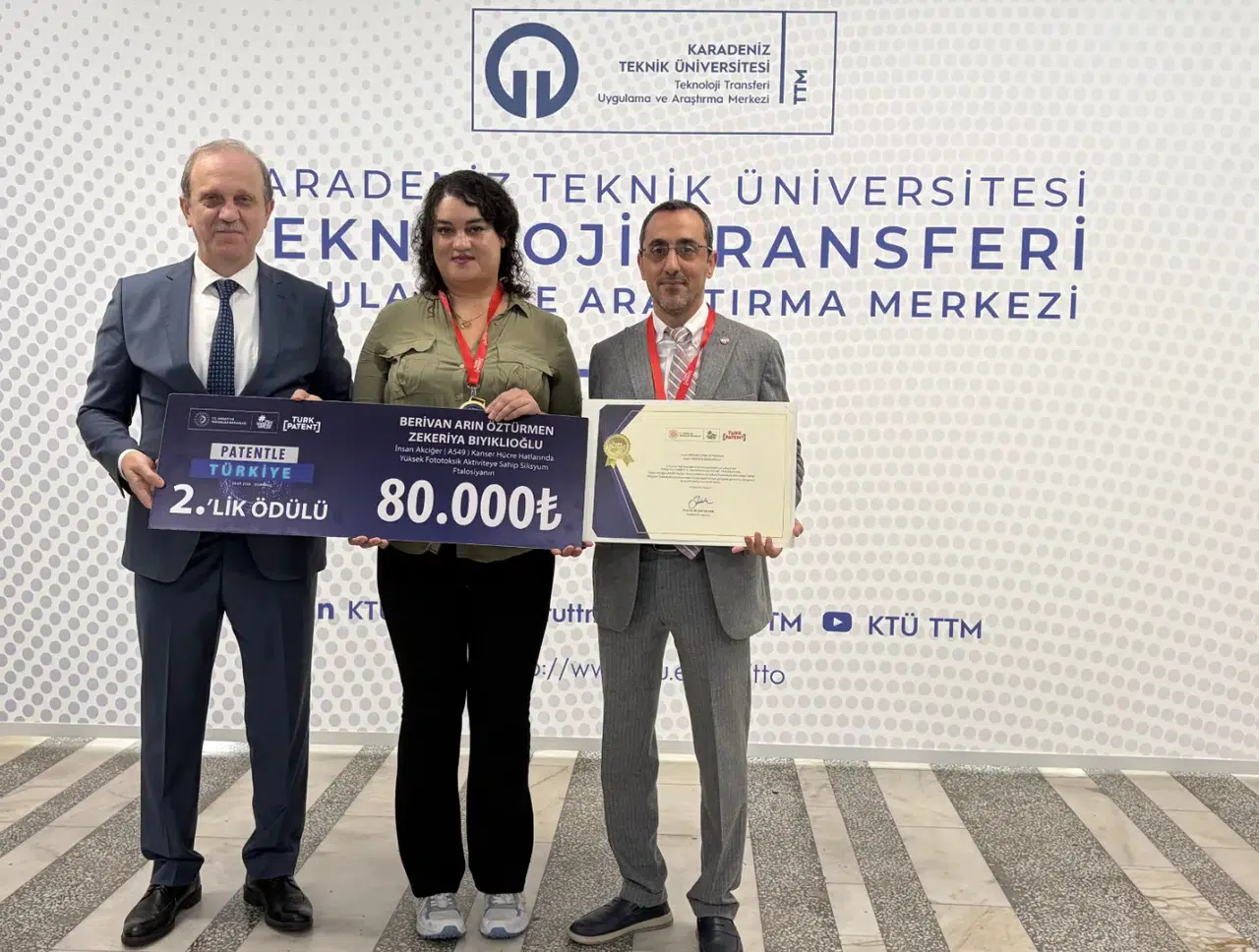 KTÜ'den ISIF'25 ve Patentle Türkiye'de Ödül Alanlara Kutlama Töreni