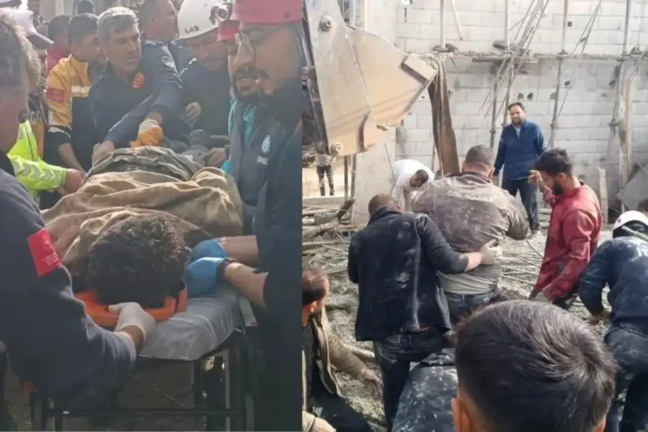 Şanlıurfa'da İnşaatta Göçük: 5 İşçi Kurtarıldı, Sağlık Durumu Stabil