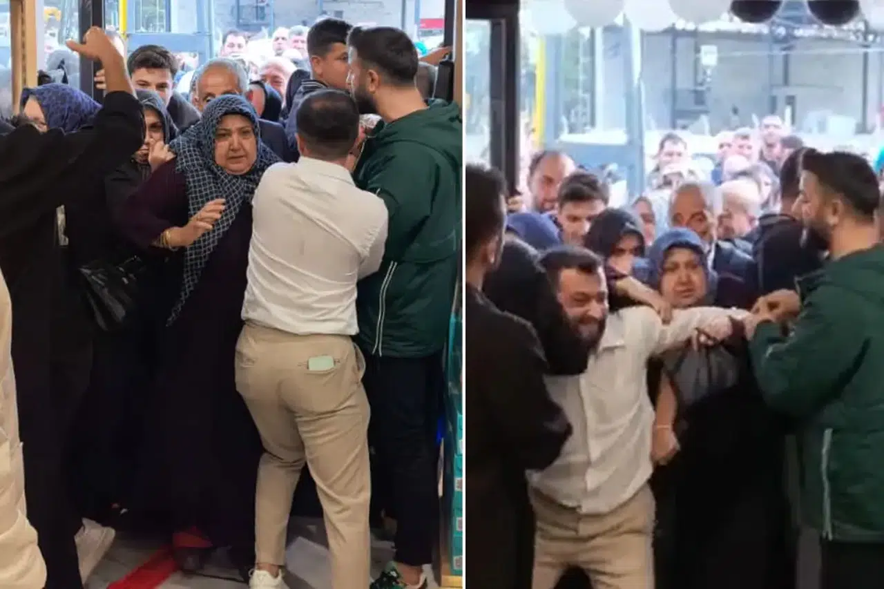 İnegöl'de 10 TL'lik Ürünler İçin Açılışda Yoğun Kalabalık Ortaya Çıktı