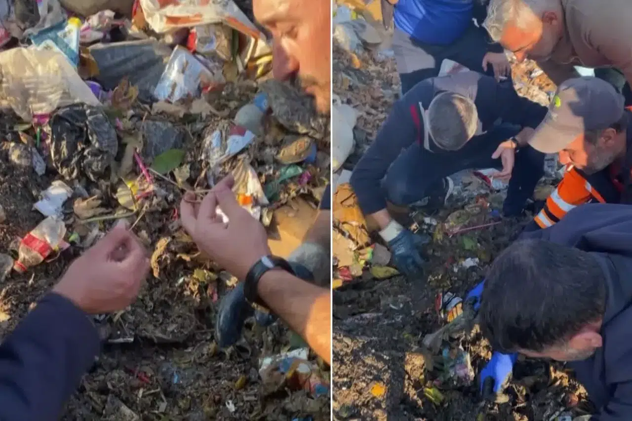 Gaziantep'te Temizlik Ekipleri Kaybolan Altın Bilezikleri Buldu!