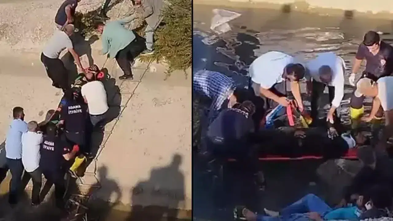 Motosiklet Kazası: Yaralılar Su Kanalından Kurtarıldı!