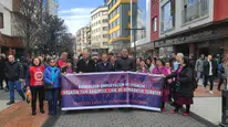 Trabzon'da Emek ve Demokrasi Platformu'ndan ABD-İsrail Protestosu