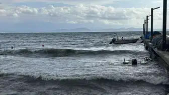 Edremit'te Lodos Fırtınası, Denizcileri ve Yerel Halkı Etkiledi