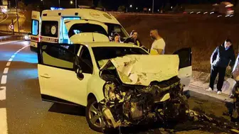 Bilecik'te Korkutan Trafik Kazası: İki Kişi Yaralandı