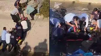 Motosiklet Kazası: Yaralılar Su Kanalından Kurtarıldı!