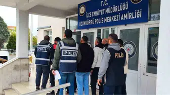 Uzunköprü'de Hapis Cezası Olan 5 Suçlu Operasyonla Yakalandı