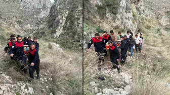 Habibi Neccar Dağı'nda Yürüyüş Sırasında Bir Kişi Düşerek Yaralandı