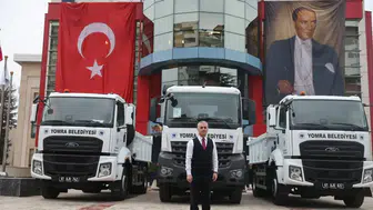 Yomra Belediyesi, Filosuna 25 Milyon TL'ye 3 Yeni Kamyon Ekledi