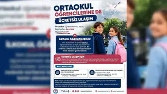 Trabzon'da Ortaokul Öğrencilerine Ücretsiz Toplu Taşıma Hakkı Tanındı