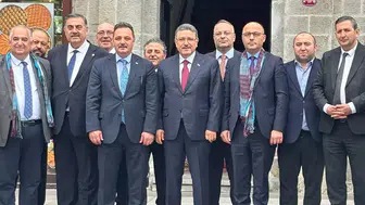 TİMBİR Heyeti, Trabzon Büyükşehir Belediye Başkanı Genç'i Ziyaret Etti