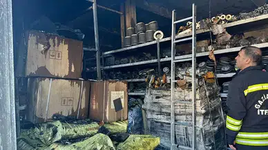 Gaziantep'te Hırdavat Mağazasında Korkutan Yangın Patlak Verdi