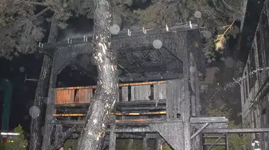 Atatürk’ün Kaldığı Tarihi Konakta Çıkan Yangın Söndürüldü