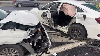 TEM Otoyolu'nda kaza: 4 yaralı, trafik akışı yeniden sağlandı