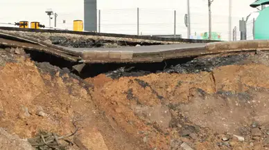 İnkılap Mahallesi'nde İnşaat Çökmesi, Vatandaşlarda Endişe Oluşturdu