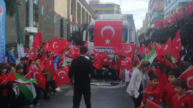 Trabzon'dan Gazze'ye Umut Taşıyan 10 TIR'lık Yardım Konvoyu Yola Çıktı