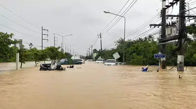 Tayland'ı Vuran Şiddetli Yağmurlar: Sel Felaketi Başgösterdi
