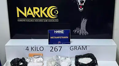 Adana'da Narkotik Operasyonu: 4.2 Kilogram Metamfetamin ve 3 Gözaltı!