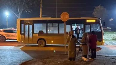 İnegöl'de Otobüsle Yaya Çarpıştığı Kazada Yaya Ciddi Şekilde Yaralandı