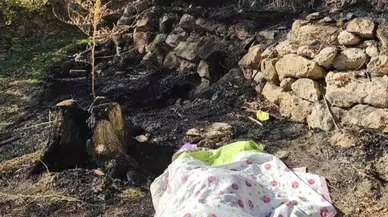 87 Yaşındaki Kadın Bahçesinde Yangında Hayatını Kaybetti