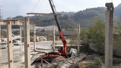 Trabzon Araklı’da İş Kazası: Halatlar Koptu, 2 İşçi Yaralandı