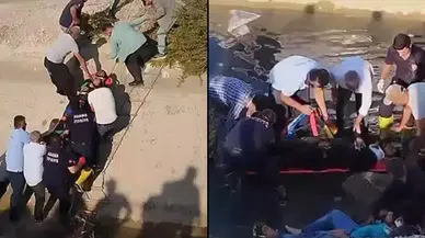 Motosiklet Kazası: Yaralılar Su Kanalından Kurtarıldı!