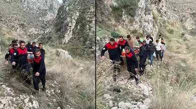 Habibi Neccar Dağı'nda Yürüyüş Sırasında Bir Kişi Düşerek Yaralandı