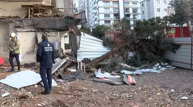 Maltepe'de Devrilen Çam Ağacı Park Halindeki Araca İsabet Etti