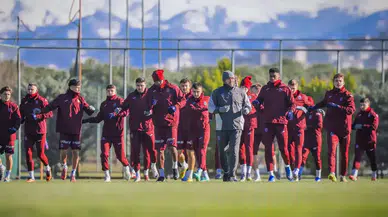 Trabzonspor'da Galatasaray Maçı Öncesi Çalışmalar Hız Kesmiyor