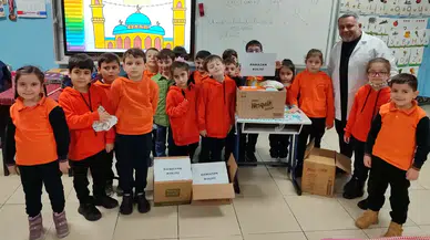 Mareşal Fevzi Çakmak İlkokulu'ndan Ramazan'da Yardımlaşma Örneği