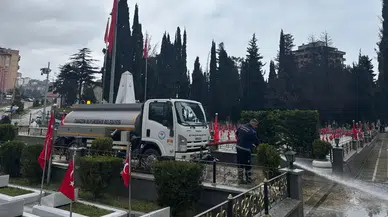 Trabzon'da Ramazan Bayramı İçin Kapsamlı Temizlik Çalışması