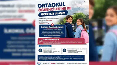 Trabzon'da Ortaokul Öğrencilerine Ücretsiz Toplu Taşıma Hakkı Tanındı