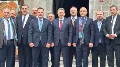 TİMBİR Heyeti, Trabzon Büyükşehir Belediye Başkanı Genç'i Ziyaret Etti