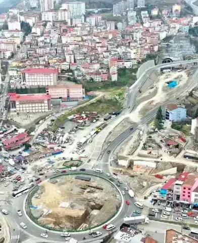 Trabzon'da Değirmendere Viyadüğü Projesi'nde Yoğun Çalışmalar Başladı!