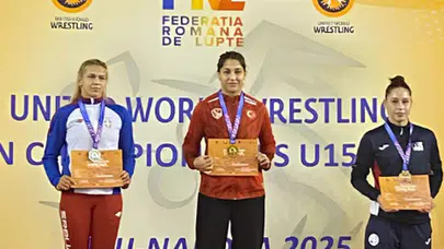 Elif Şevval Kurt'tan Trabzon'a Altın Madalya: Güreşte Balkan Şampiyonu