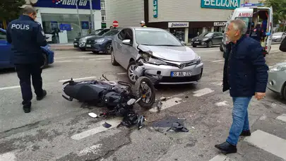 İlkadım'da Motosiklet Kazası: 17 Yaşındaki Sürücü Yaralandı