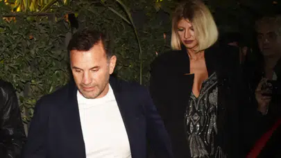 Okan Buruk ve Nihan Akkuş, Etiler'de Birlikte Akşam Yemeğinde Bulundu!