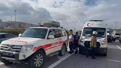 Pendik'te Trafik Kazası: 3 Yaralı, TEM Otoyolu'nda Yoğunluk Oluştu