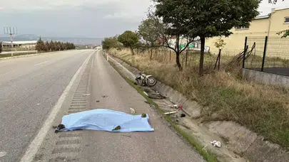 Kula'da Motosiklet Kazasında Sürücü Hayatını Kaybetti