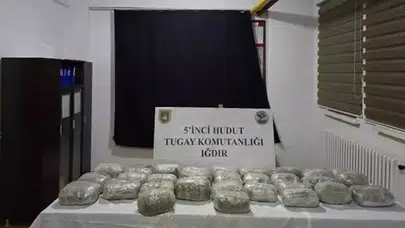 Iğdır-Ağrı Sınır Bölgesinde 32 Kilogram Uyuşturucu Madde Yakalandı!