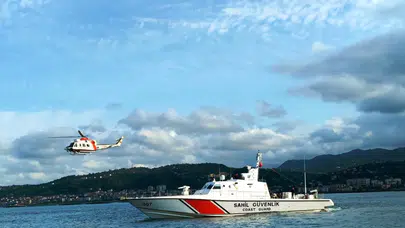 Trabzon'da Kaybolan Balıkçı İçin Arama Kurtarma Çalışmaları Sürüyor