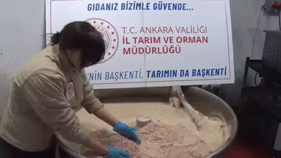 Ankara’da Uygunsuz 16,7 Ton Hayvansal Gıda Ürünü İmha Edildi