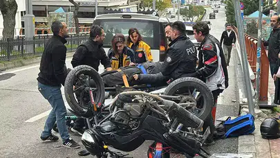 Samsun'da Motosiklet Kazasında 16 Yaşındaki Sürücü Yaralandı