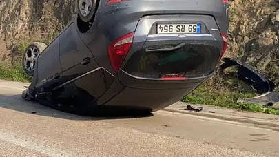 Mudanya'da Meydana Gelen Trafik Kazasında İki Kişi Yaralandı