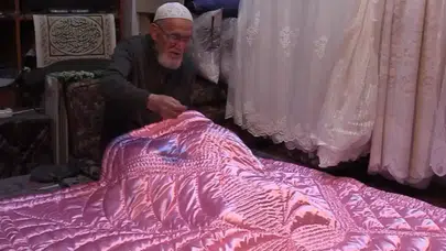 84 Yaşındaki Yorgan Ustası, 72 Yıldır Geleneksel Sanatı Yaşatıyor