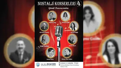 Trabzon'da Nostalji Konserleri ile Türk Sanat Müziği Ziyafeti Başlıyor