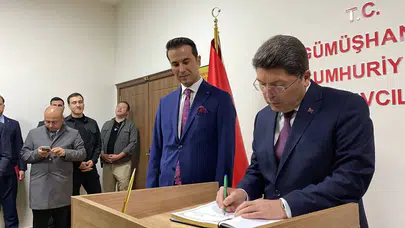 Bakan Tunç'tan Gümüşhane'ye Adalet Taahhütleri ve Yatırım Müjdesi