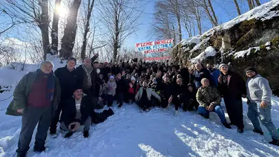 Kumru'da Kış Festivali: Kayak Eğlencesiyle Yerel Halk Bir Araya Geldi