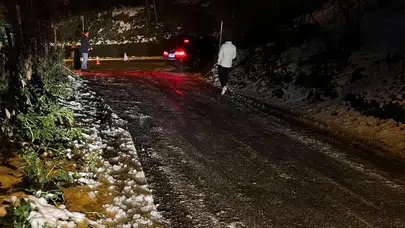 Ortahisar'da Buzlanma: Ulaşım Durma Noktasına Geldi