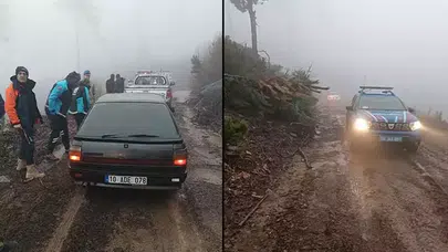 Edremit'te Kaybolan 3 Kişi 12,5 Saatlik Arama Sonucu Sağ Bulundu