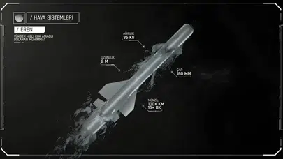 ROKETSAN, Yeni Füze Sistemine Eren Bülbül'ün İsmini Verdi